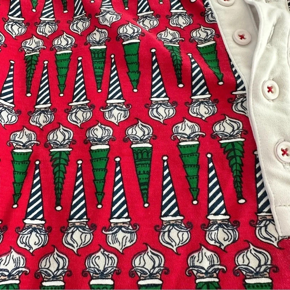 TOP ONLY Roller Rabbit Maisonette St Nick pajama top Spencer Medium Red Holiday - Picture 4 of 7